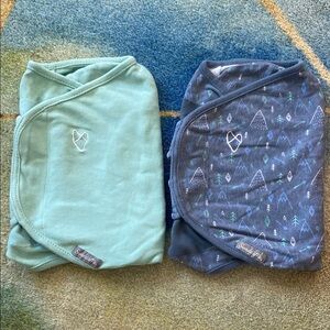 SwaddleMe Sleep Sacks Green and Blue Pajamas